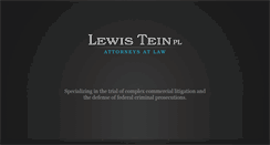 Desktop Screenshot of lewistein.com
